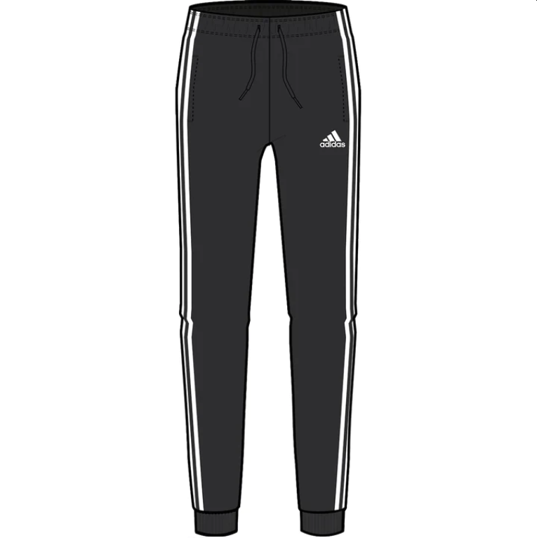 Adidas Pants Mujer Essentials Fleece Tapered Cuff