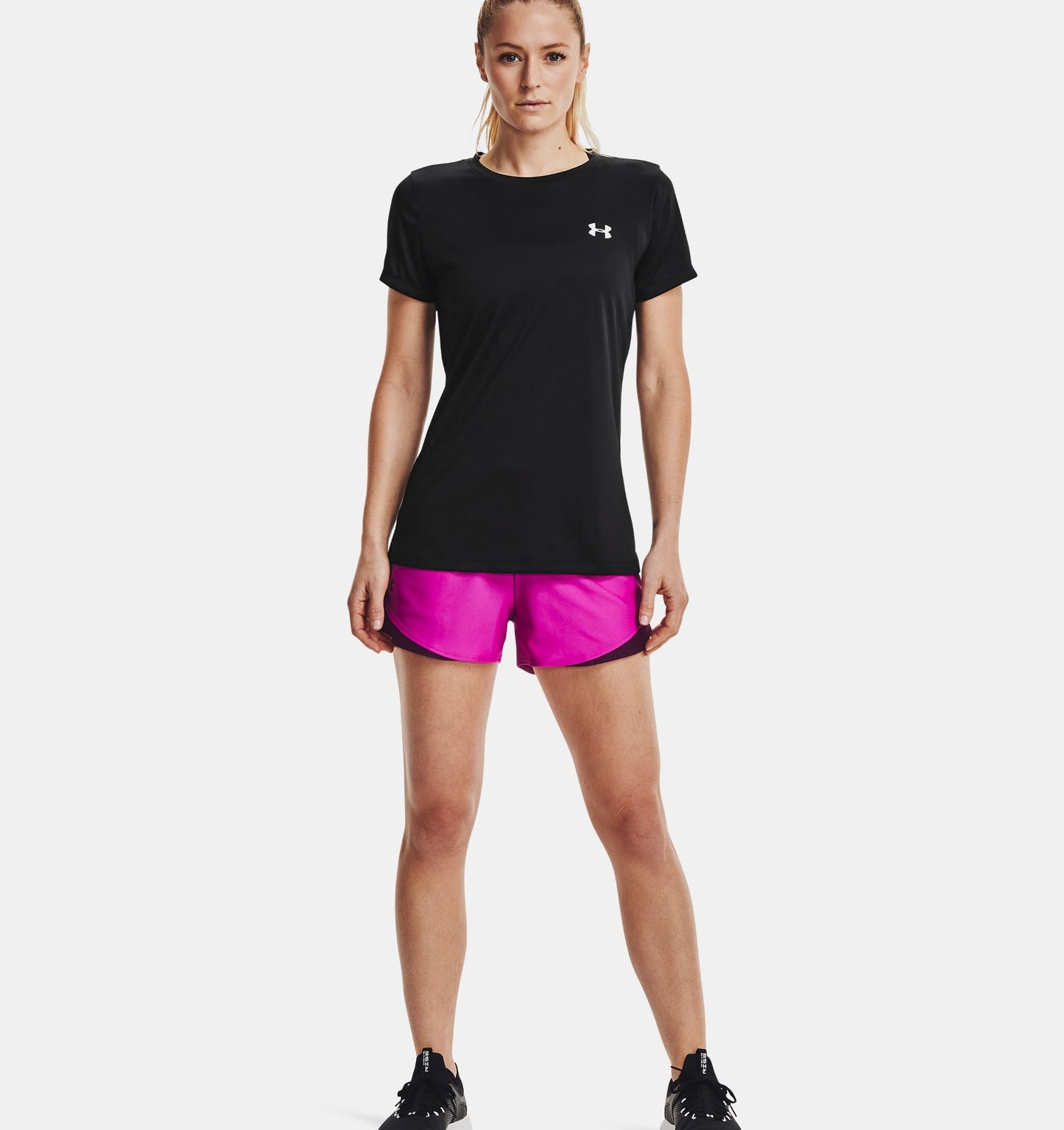 Under Armour Women's UA Velocity Solid Crew Short Sleeve