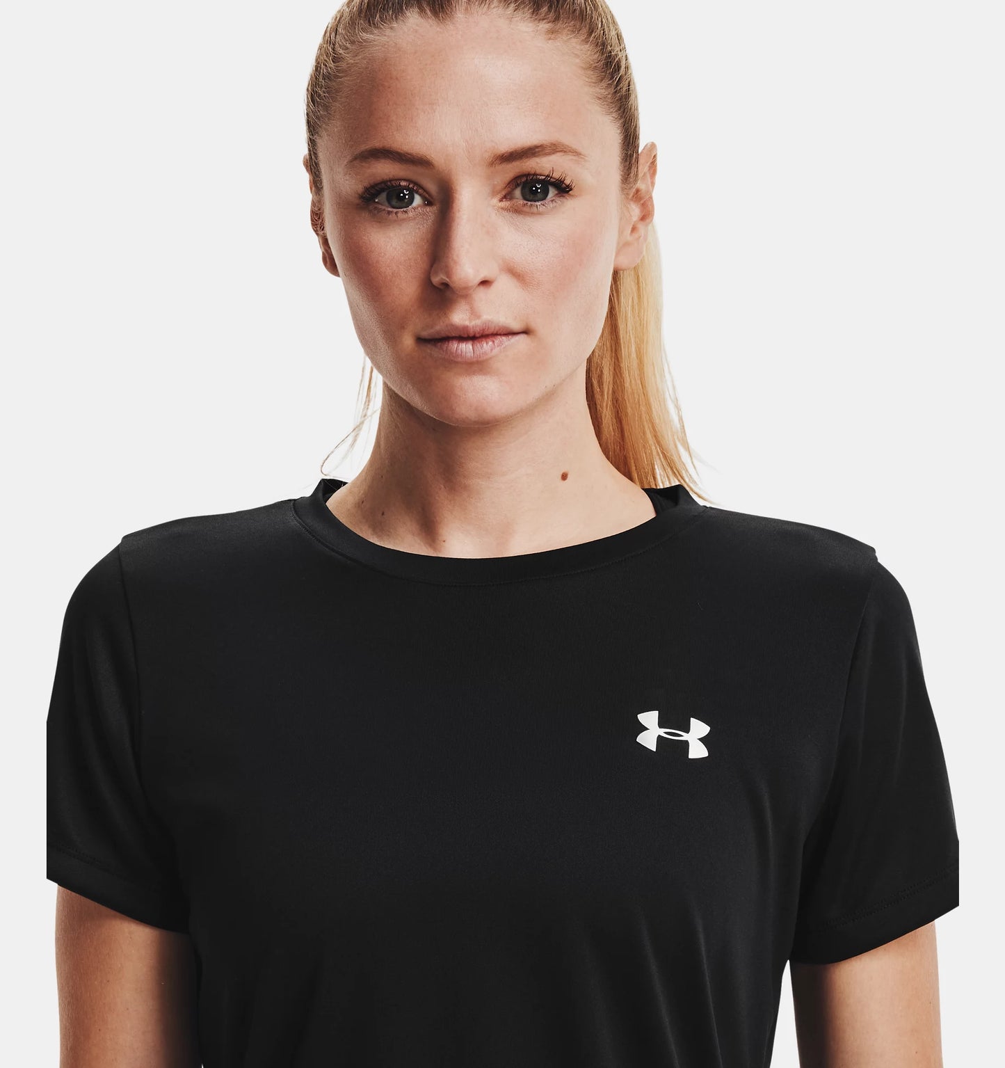 Under Armour Women's UA Velocity Solid Crew Short Sleeve