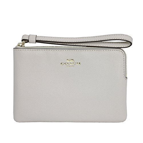 COACH  Bolsa Wristlet Corner Zip Signature