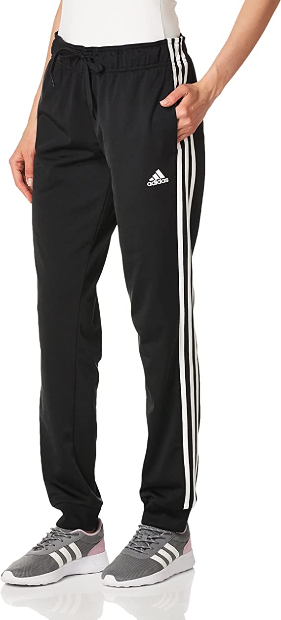 Adidas Pants Mujer Essentials Fleece Tapered Cuff