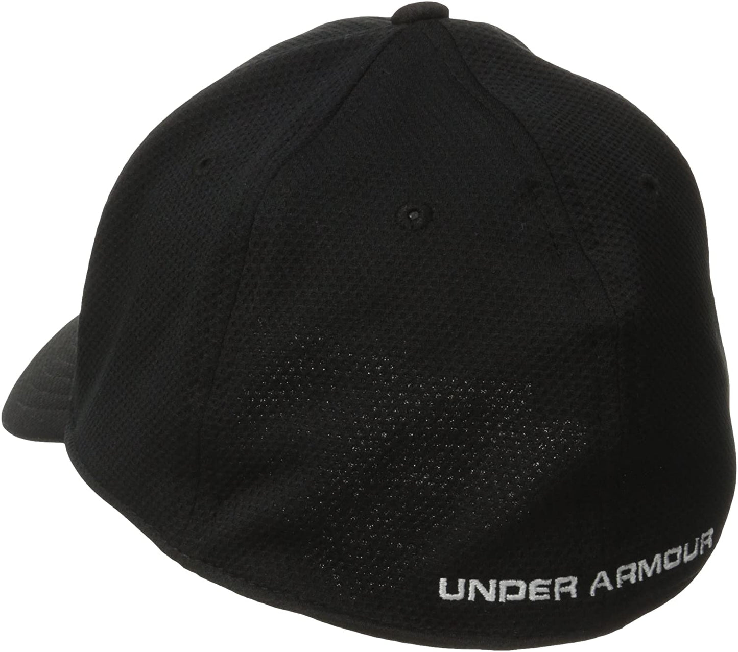 Under Armour Men's Blitzing II Stretch Fit Cap, Black/Black