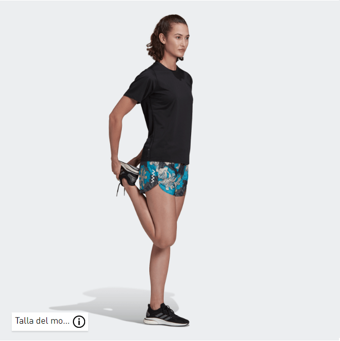 Adidas shorts para correr Run Fast Flower Mujer