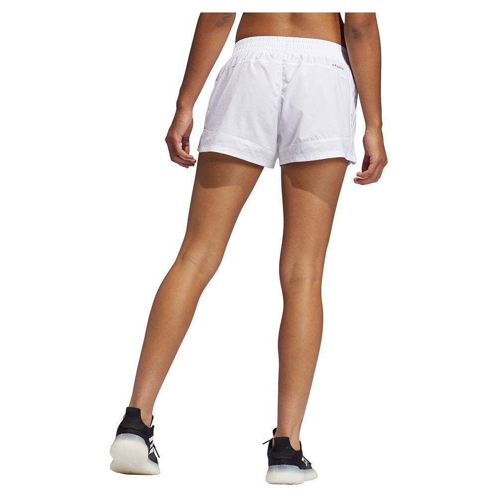 Adidas PACER 3-STRIPES WOVEN HEATHER SHORTS