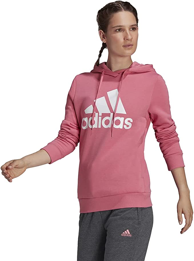 Adidas Sudadera con Capucha de Forro Polar Essentials Sudadera con Capucha para Mujer