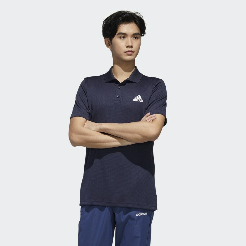 Adidas Men's Designed to Move 3-Stripes Polo Shirt