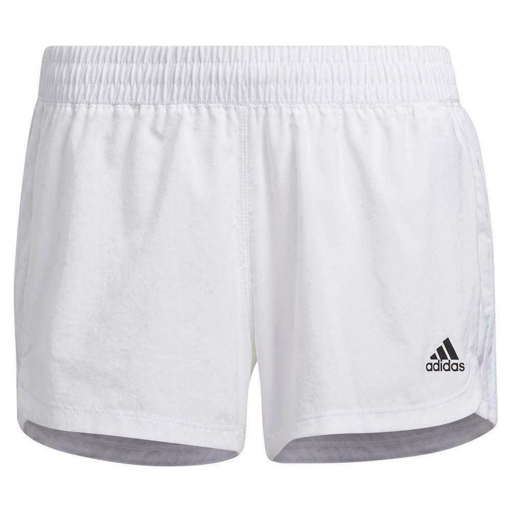 Adidas PACER 3-STRIPES WOVEN HEATHER SHORTS