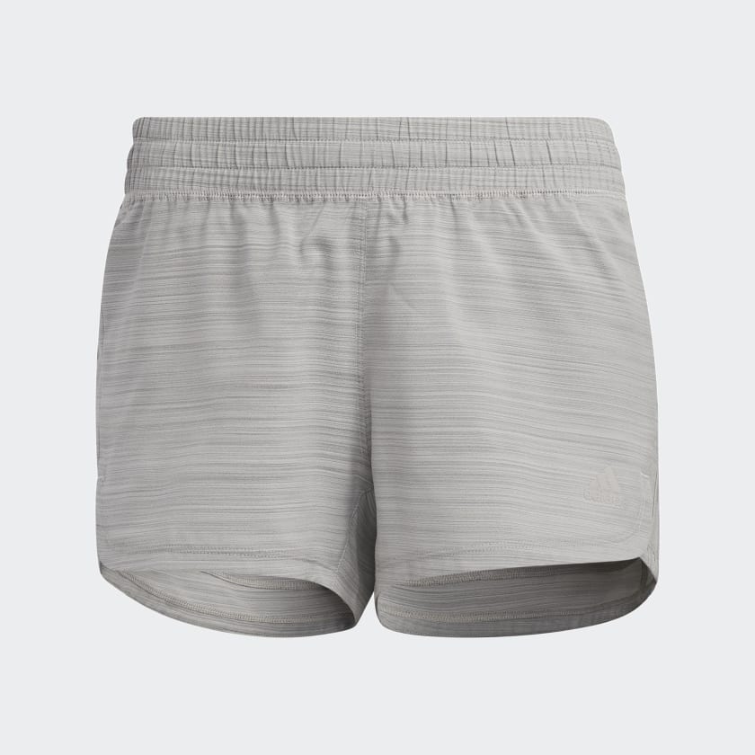 Adidas PACER 3-STRIPES WOVEN HEATHER SHORTS