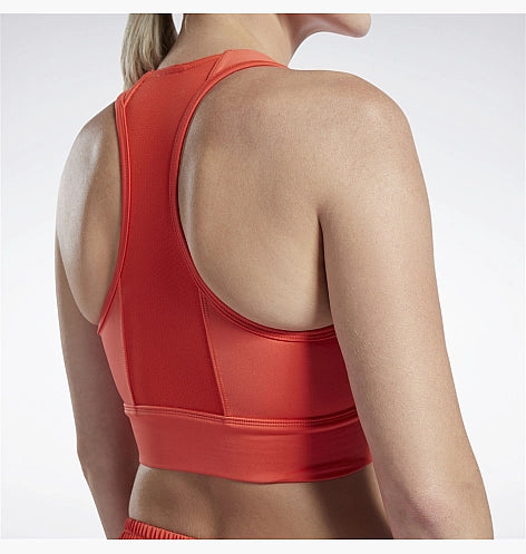 Reebok RUNNING ESSENTIALS HIGH-IMPACT BRA ORANGE