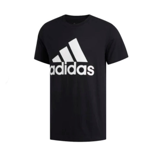 Adidas Basic Amplifier Logo Tee Shirt Black & White Mujer